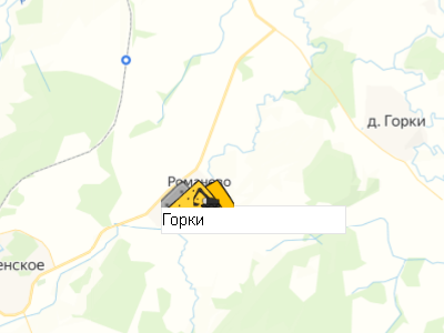 Карьер Горки на карте