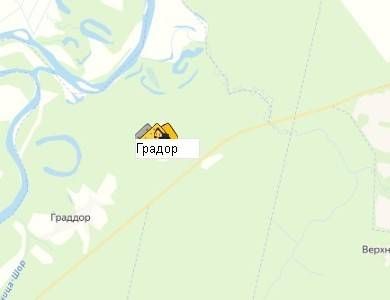Карьер Градор на карте
