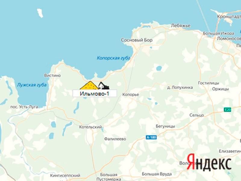 карьер Ильмово-1  на карте