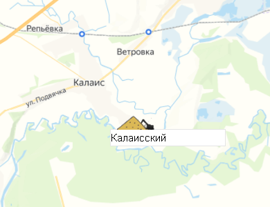 Карьер Калаисский на карте