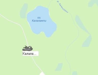 Месторождение гранитов «Калалампи» на карте