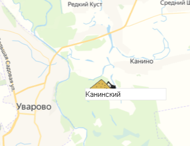 Карьер Канинский на карте