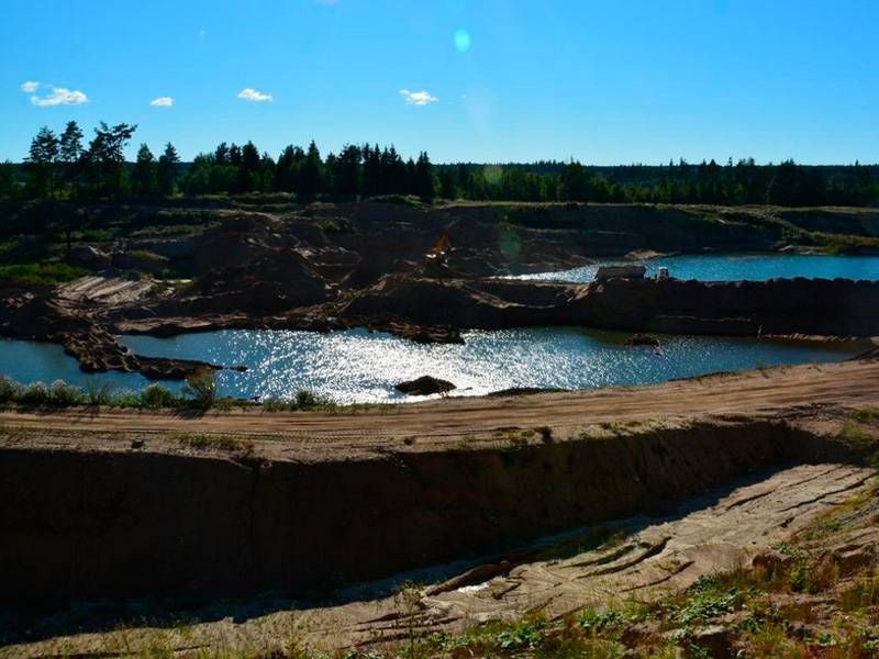 карьер Ильмово-1  Ленинградская область