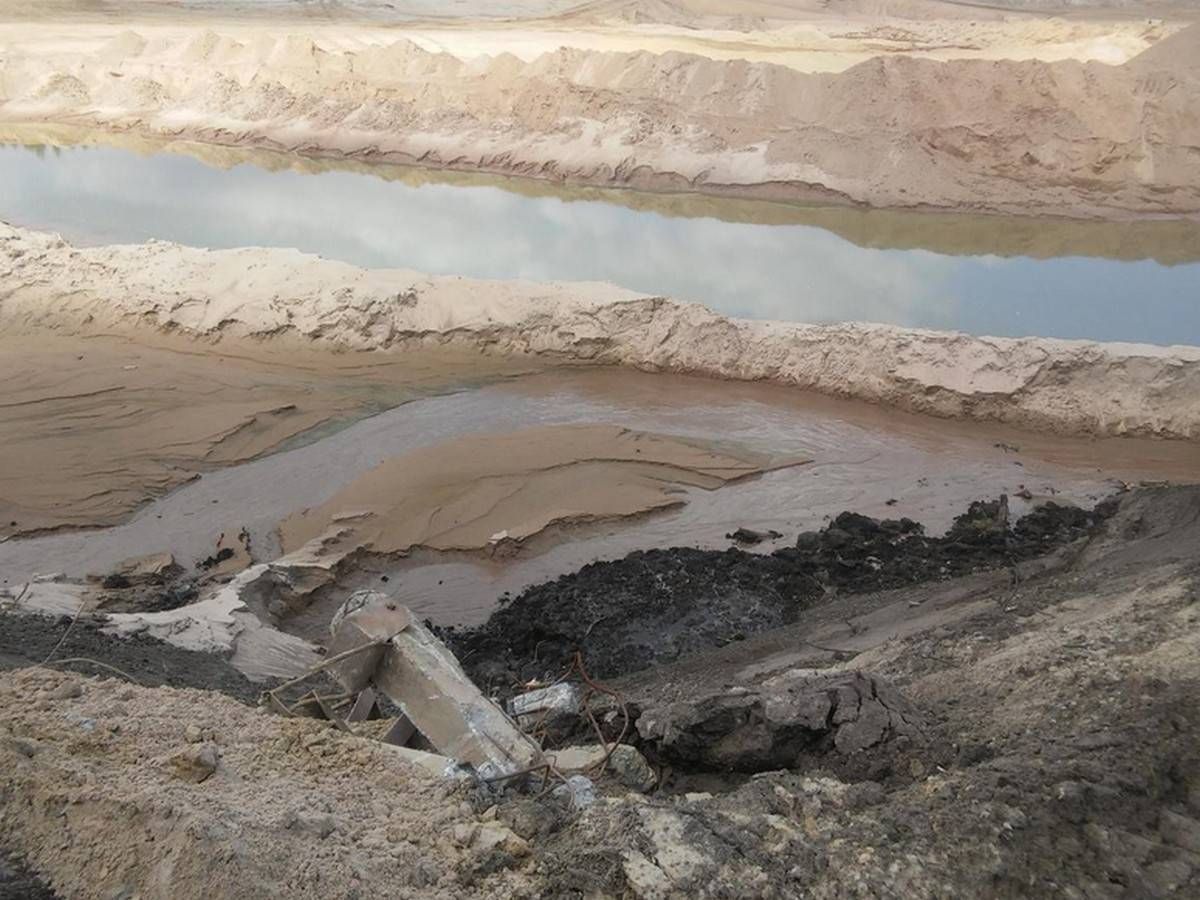 Коркино карьер в Тосненском районе