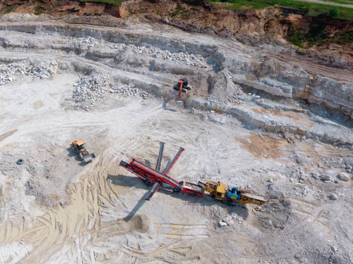 карьер луховицы вид сверху