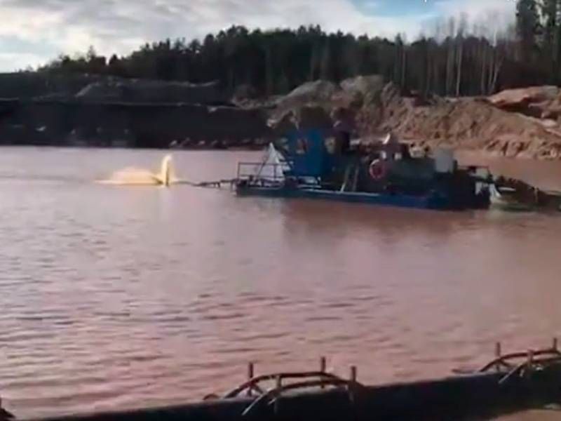 карьер Самушкино Ленинградская область