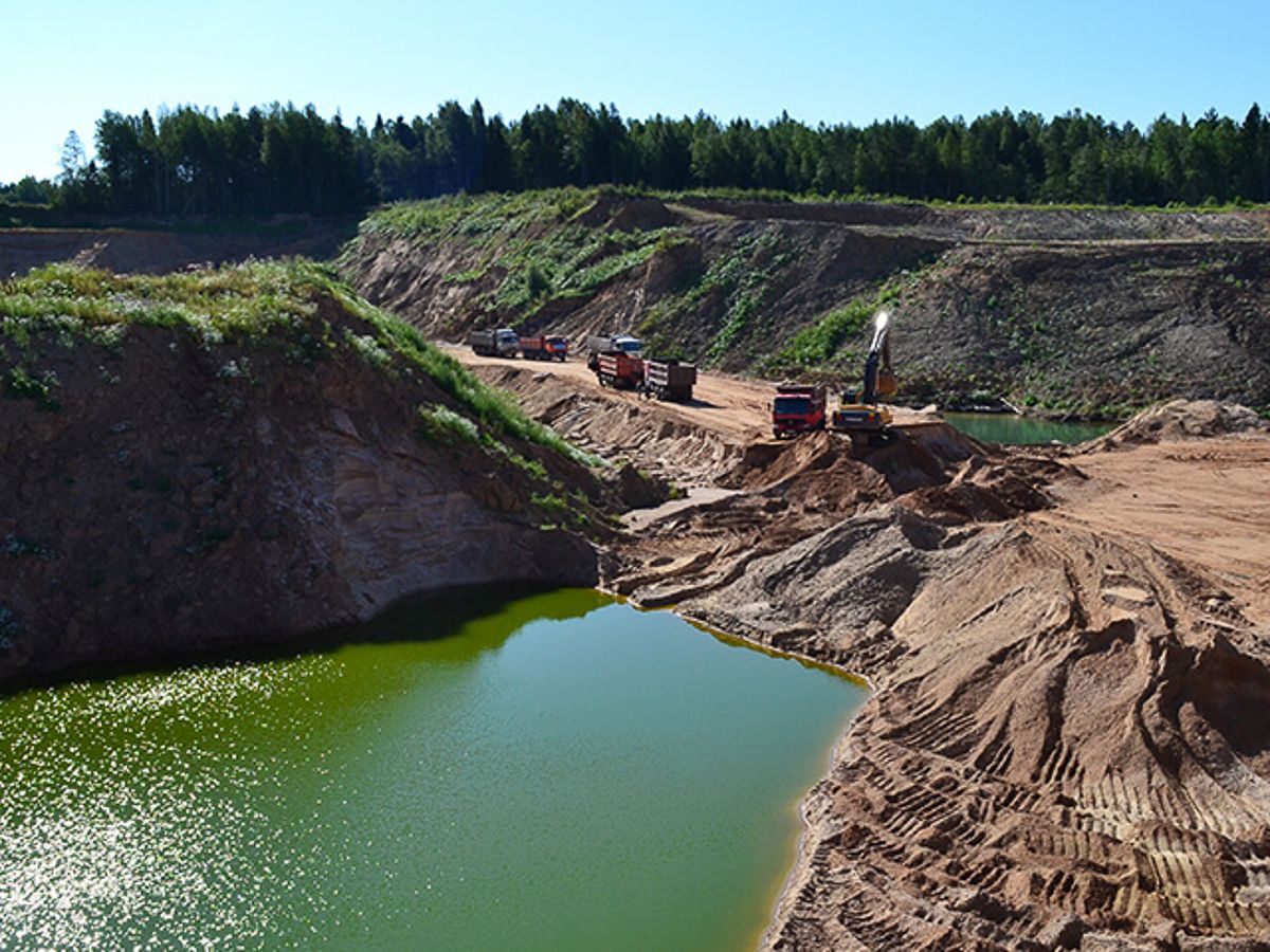 Как выглядит карьер Санниково в Вологодской области