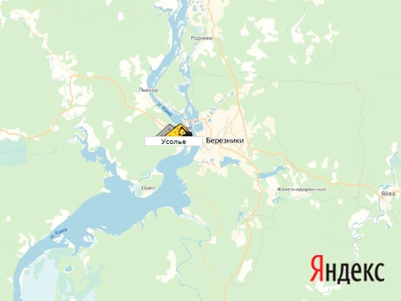 карьер Усолье на карте