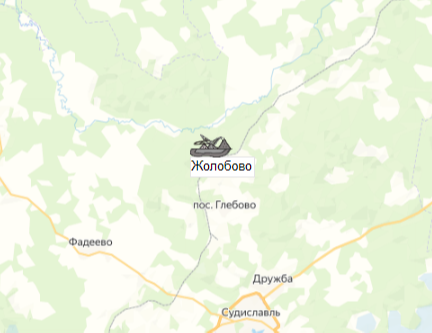 Карьер Жолобово на карте