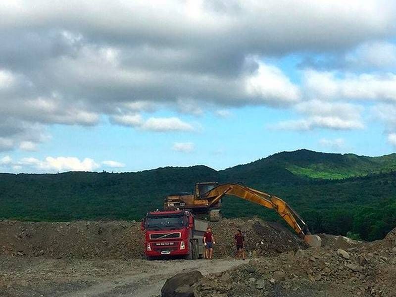 карьер Зыбунный в Приморском крае