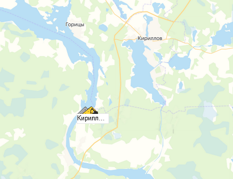 карьер Кирилловский  на карте