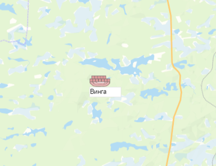 карьер Винга на карте