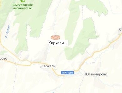 Карьер Каркалинское на карте