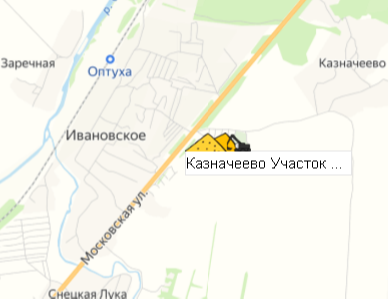 Казначеево Участок №5 на карте