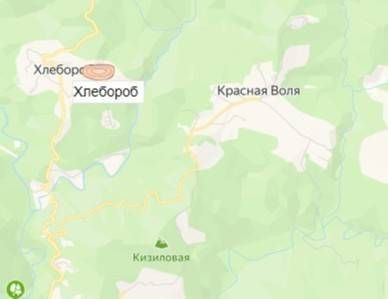 карьер Хлебороб на карте