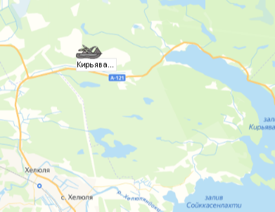 Карьер Кирьявалахти на карте