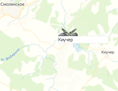 Карьер Киучер на карте