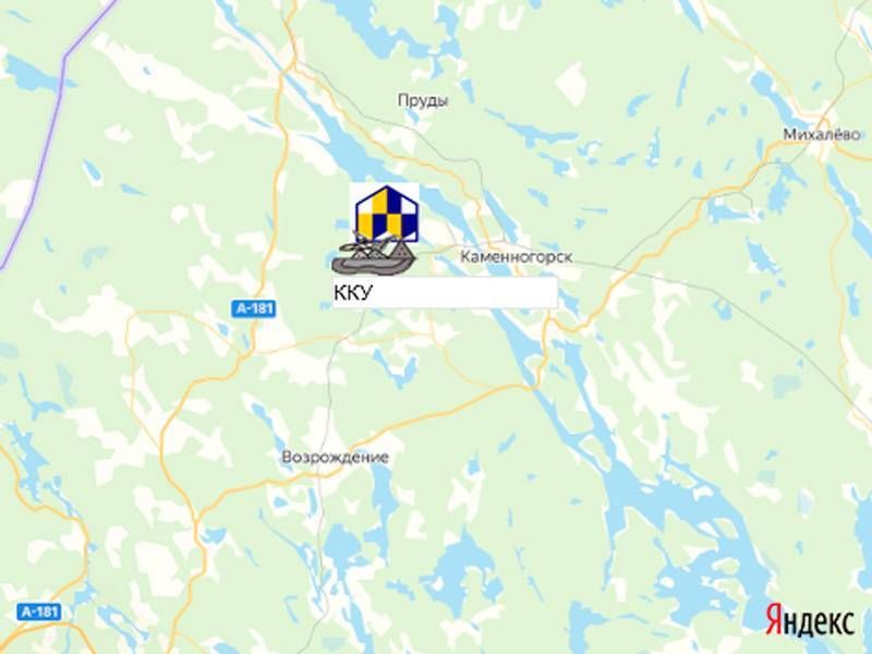 карьер ККУ на карте