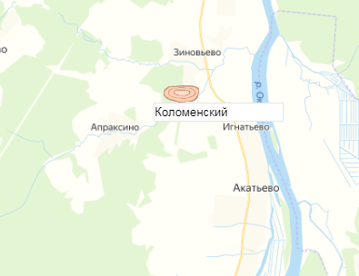 карьер Коломенский  на карте