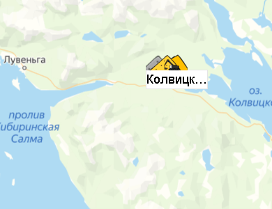 Месторождение Колвицкое-2 на карте