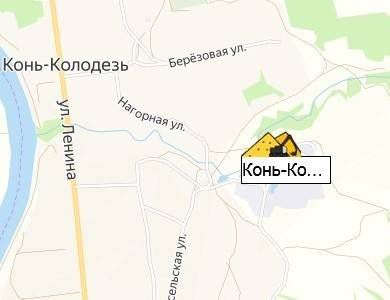карьер Конь-Колодезь на карте
