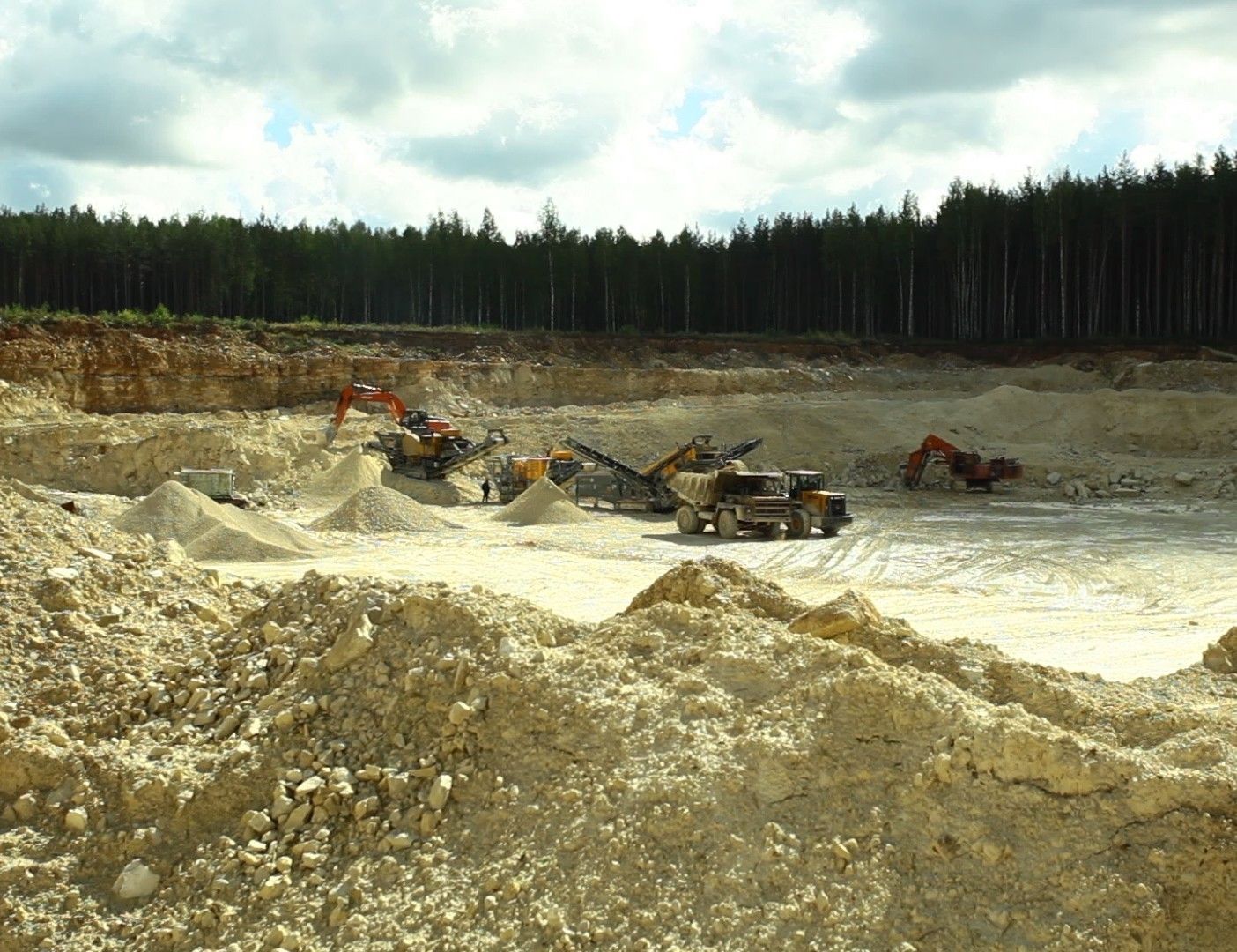 Костенецкий карьер Владимирская область