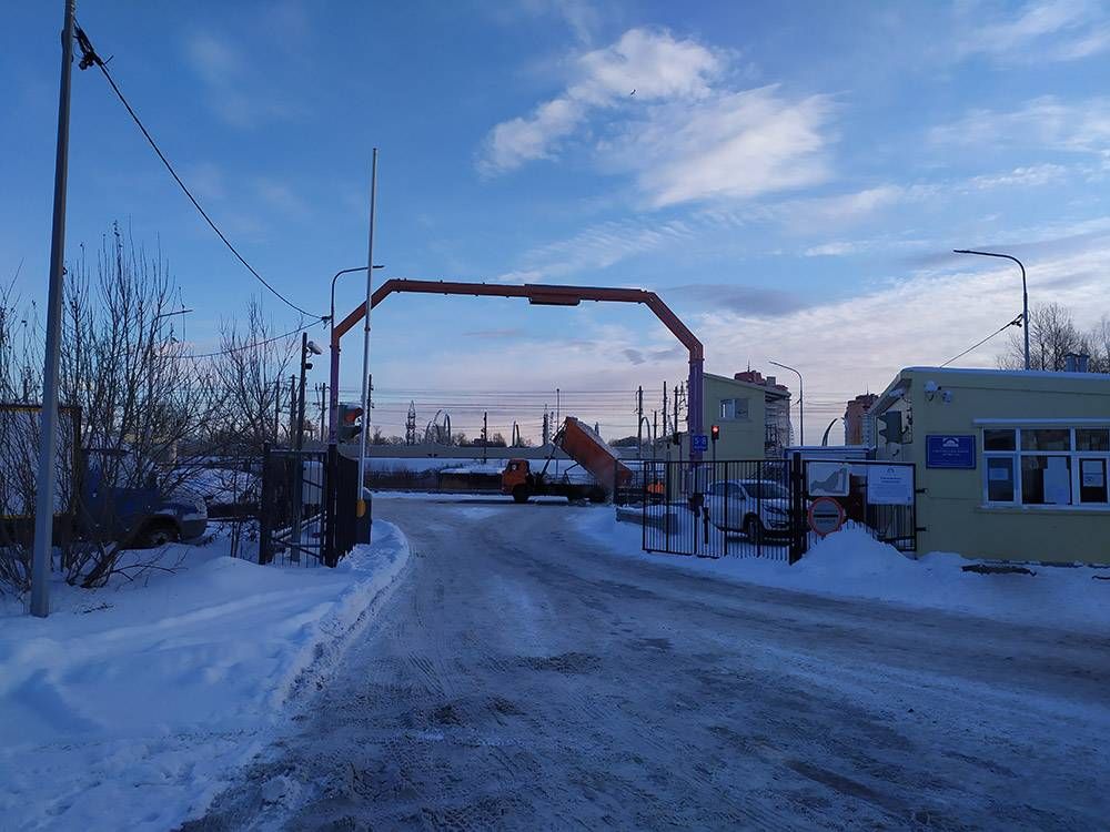 снегоплавильный пункт на краснопутиловской