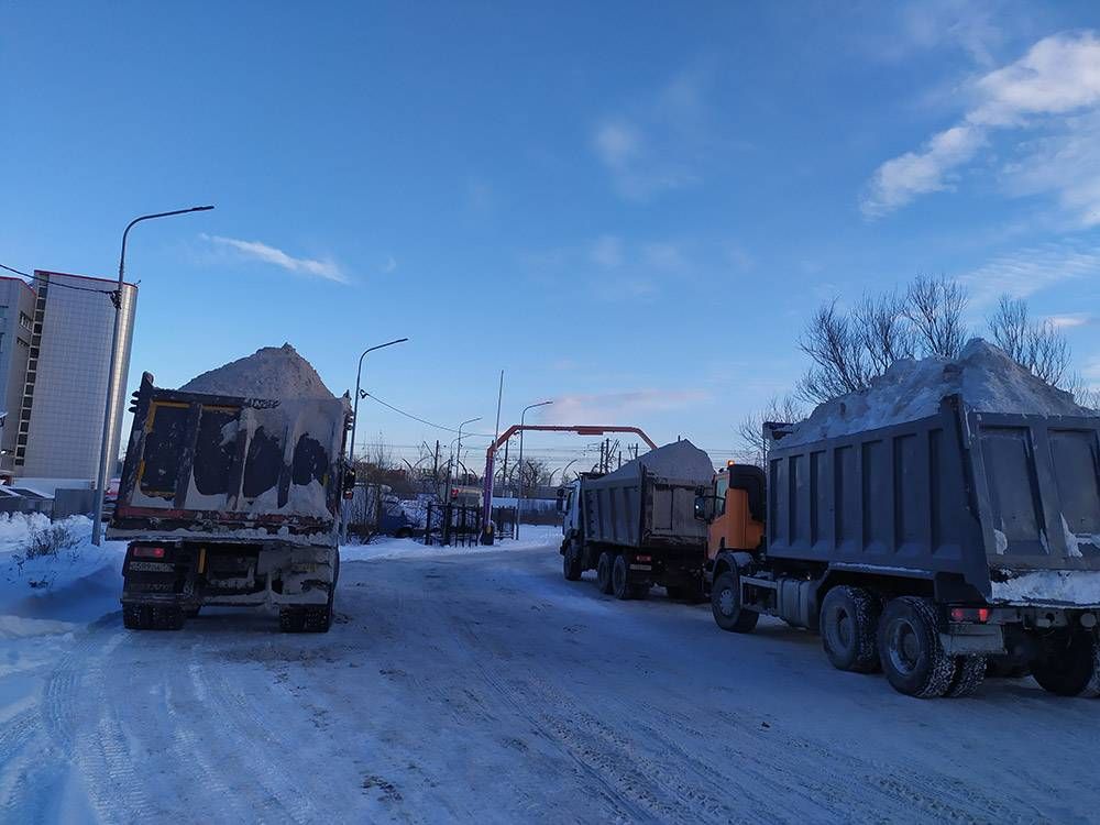 снегоплавильный пункт на краснопутиловской