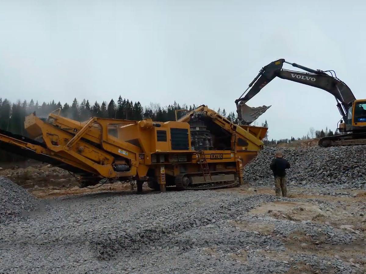 карьер Красновское Ленингрвдская область