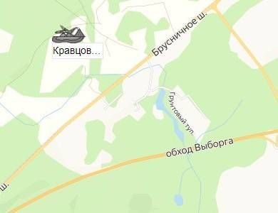 Карьер Кравцовское на карте