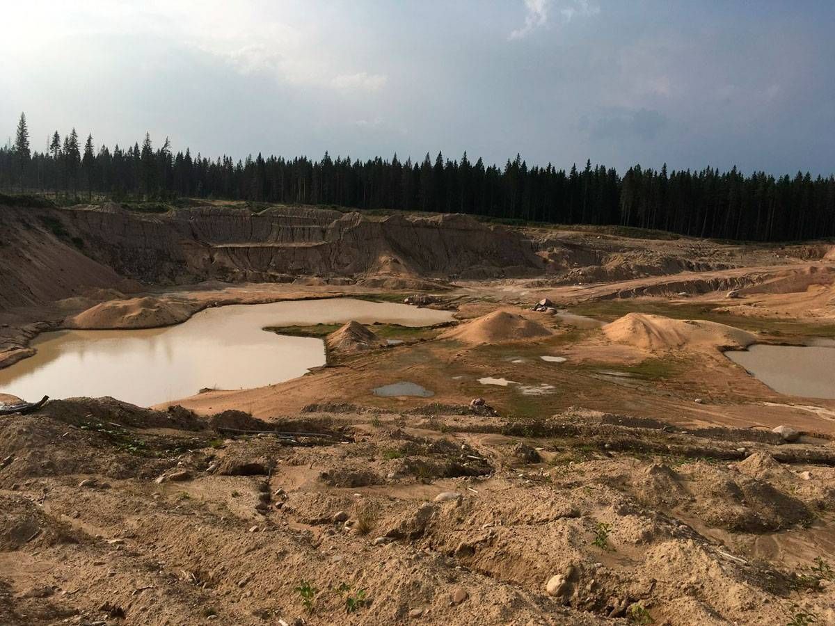 Крутая горка карьер