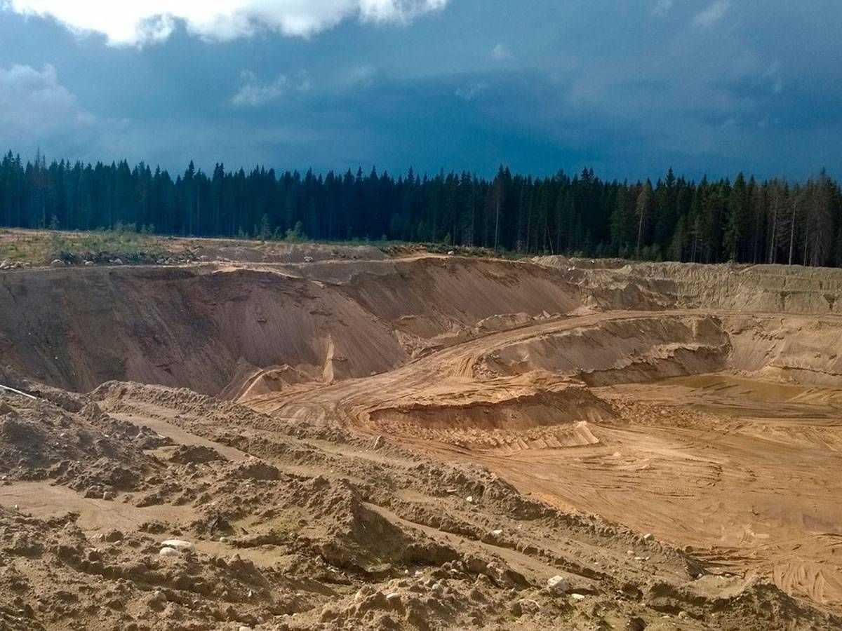 Крутая горка карьер