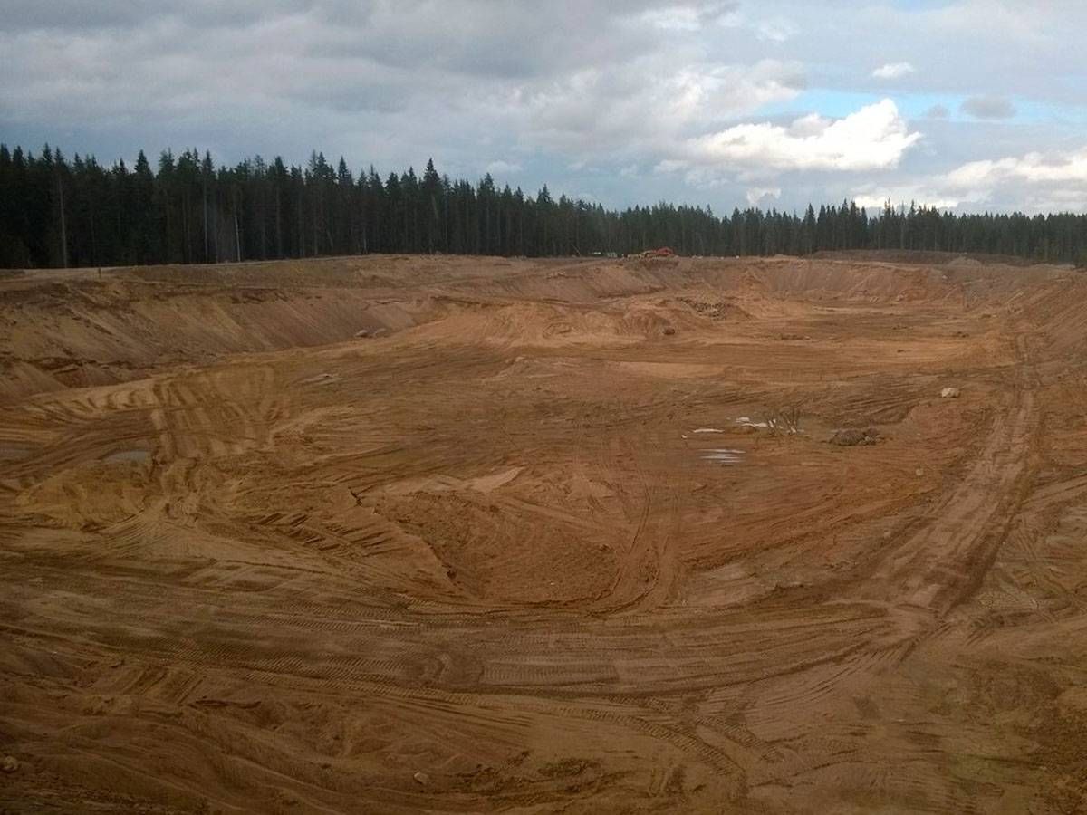 Крутая горка карьер