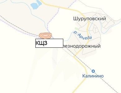 КЩЗ на карте