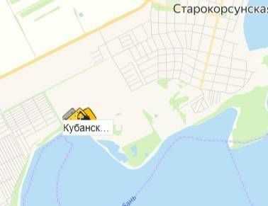 Кубанское речное пароходство на карте