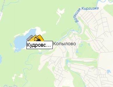 карьер Кудровский Копылово на карте