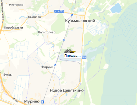 кузьмоловский площадка щебня на карте
