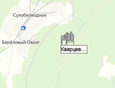 карьер Кварцевые пески на карте