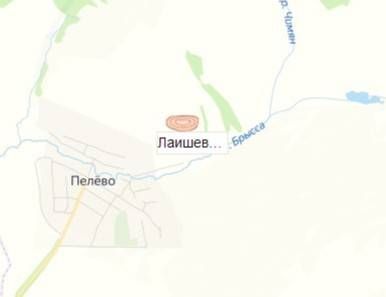 карьер Лаишевский  на карте