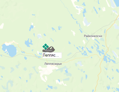 карьер Леппясюрья на карте
