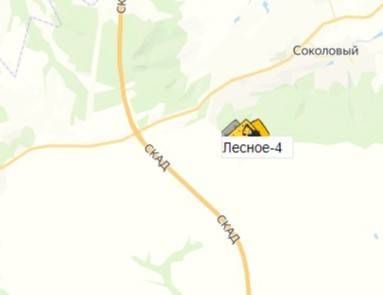 Карьер Лесное-4 на карте