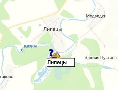 карьер Липецы  на карте