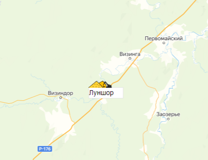 Карьер Луншор на карте