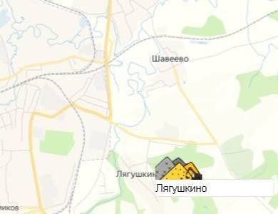 Карьер Лягушкино  на карте