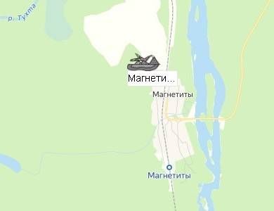 карьер Магнетиты на карте