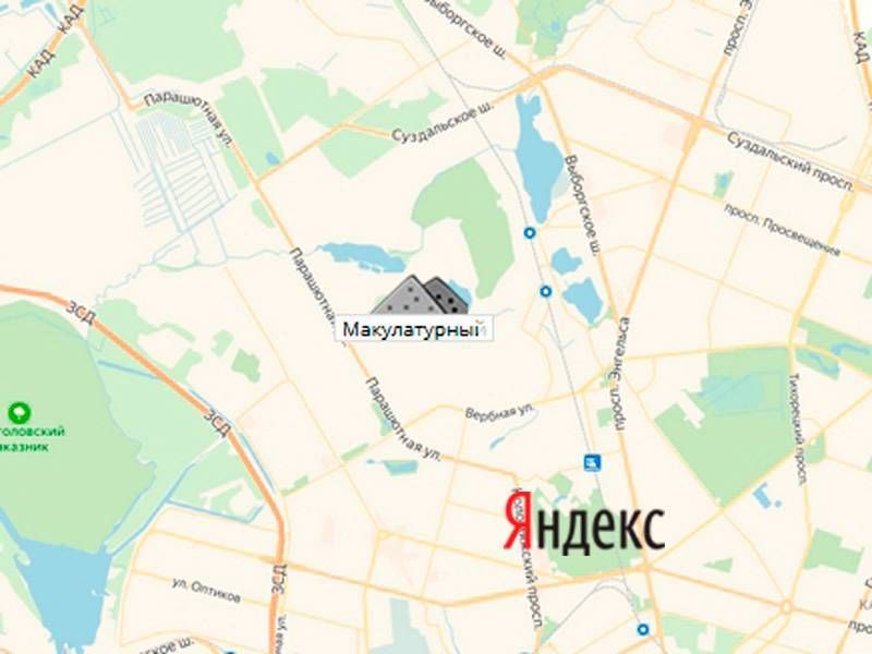 Макулатурный 7 площадка щебня на карте