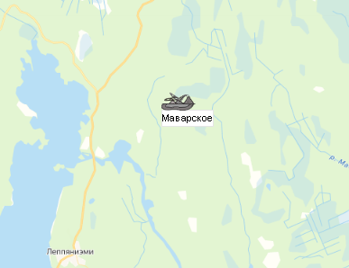 Карьер Маварское на карте