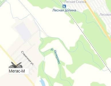 Карьер Мегас-М на карте