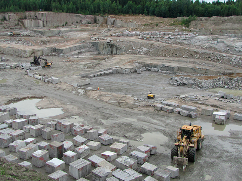 Возрождение месторождение гранита Ленинградская область