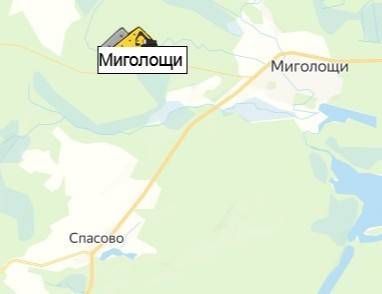 карьер Миголощи на карте